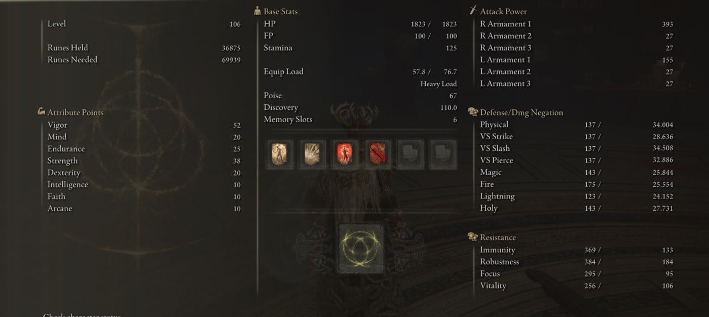 Elden Ring Soft Caps [Patch 1.08] (January 2024)